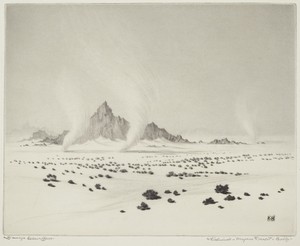 Whirlwinds, Mojave Desert, California (no.3)