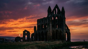 Whitby Abbey Sunset