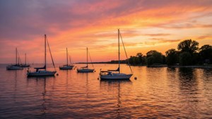 Whitby Marina Sunset