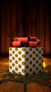 White and Gold Gift