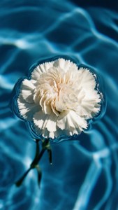 White Carnation Floating
