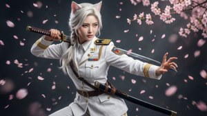 White Cat Leader Persia