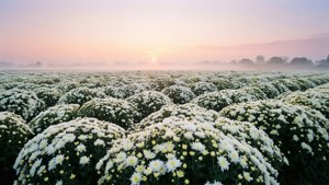 White Chrysanthemum Field