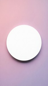 White Circle Pastel