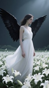 White Dress Black Wings
