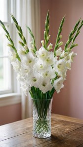 White Gladiolus Elegance