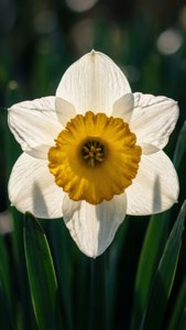 White Narcissus Macro