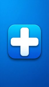 White Plus Blue Background