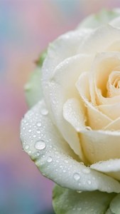 White Rose Petal Macro