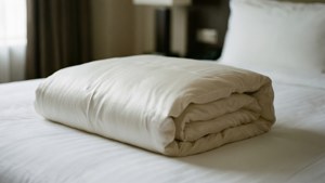 White Satin Duvet