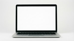 White Studio Laptop