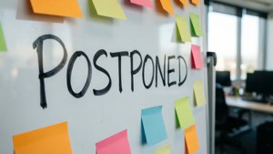 Whiteboard Postponed