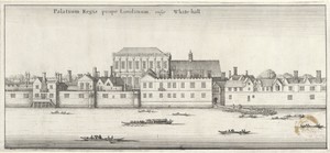 Whitehall te Londen, gezien vanaf de Theems