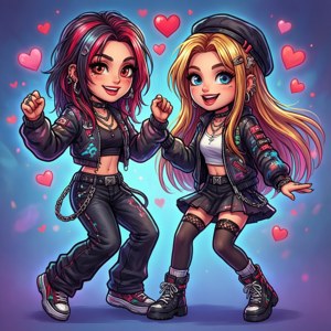 Whitty and Girlfriend Duo