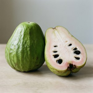 Whole and Cut Soursop
