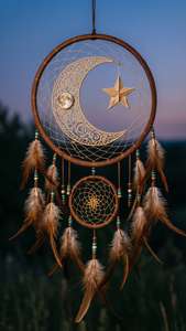 Wiccan Dreamcatcher Moon