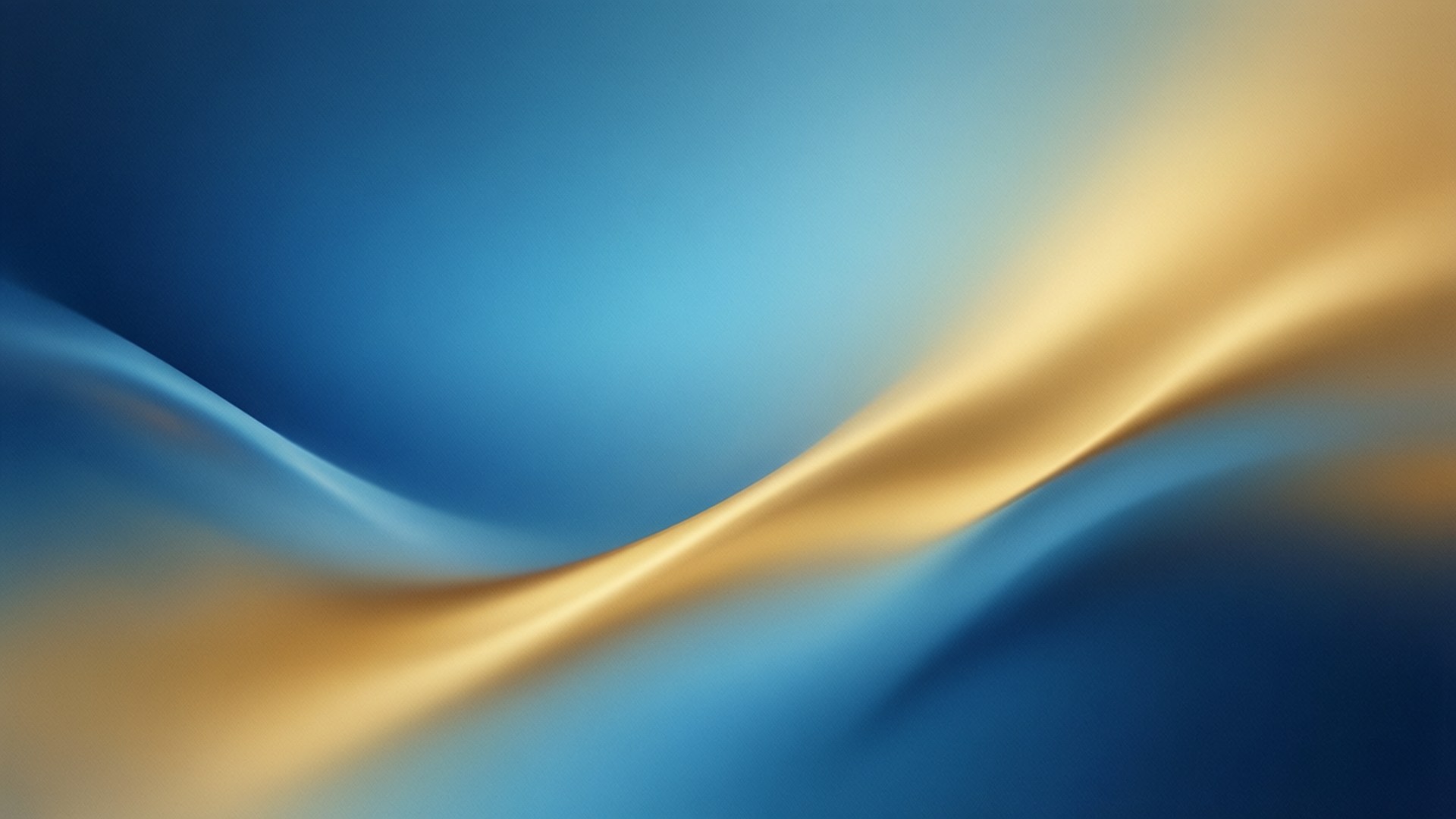 Widescreen Blue Gold Gradient by Wallpapers.art Studio