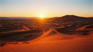 Widescreen Desert Sunrise