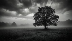 Widescreen Lonely Tree
