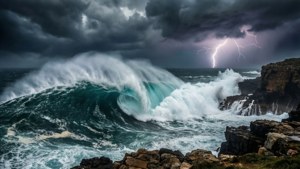 Widescreen Stormy Seascape