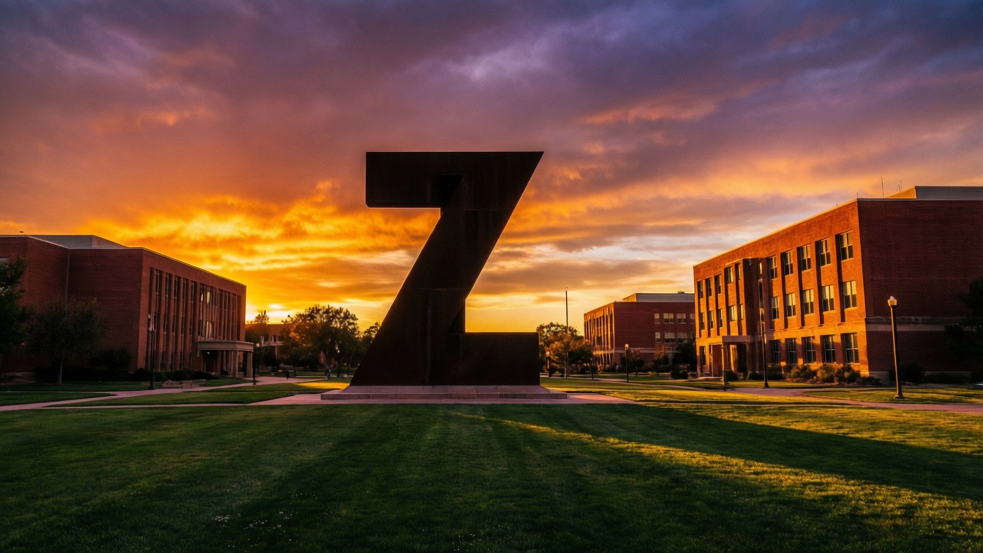 Wildcat Sunset Panorama by Wallpapers.art Studio