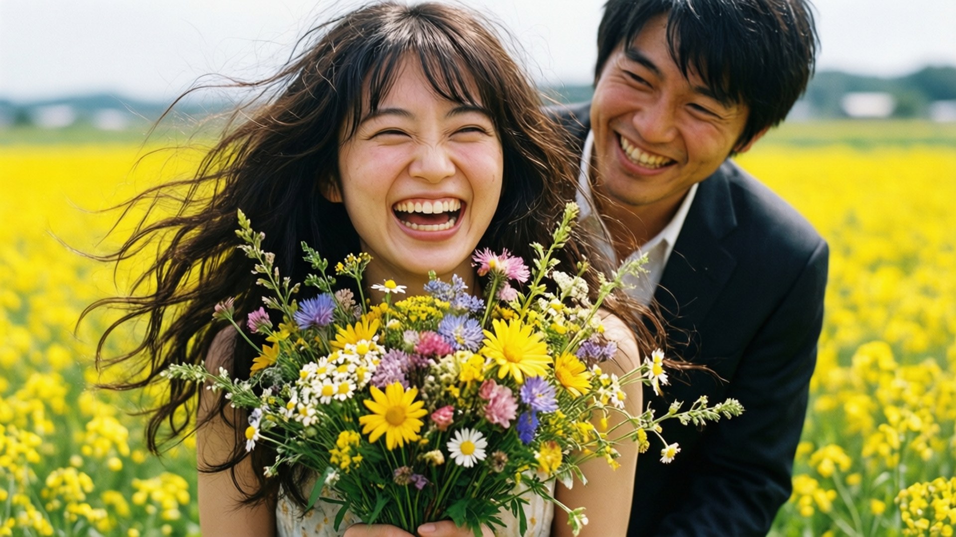 Wildflower Laughter by Wallpapers.art Studio