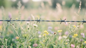 Wildflower Meadow Fence