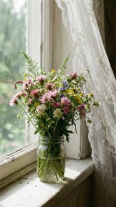 Wildflower Windowsill
