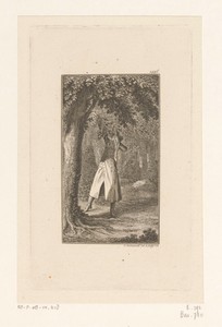 Wilhelm Blumenthal droogt zijn tranen en breekt een twijg van de boom