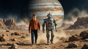 Will and Robot in the Desert