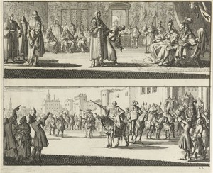Willem en Maria uitgeroepen tot koning en koningin van Engeland, 1689