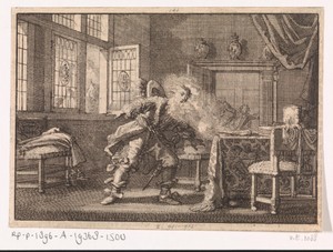 Willem Frederik van Nassau, stadhouder van Friesland, wordt in zijn kamer gedood door het onverwacht afgaan van een pistool, 1664