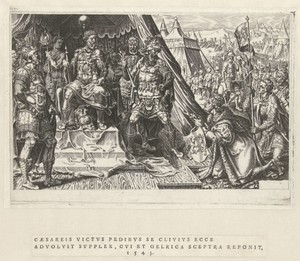 Willem II van Gelre onderwerpt zich aan het gezag van keizer Karel V, 1543