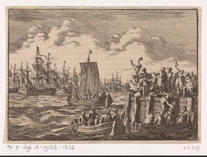 Willem III vertrekt met de vloot naar Engeland, 1688