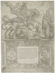 Willem van Oranje als Sint-Joris, ca. 1577