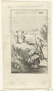 Willemynken bij konijn langs weg tijdens pelgrimage