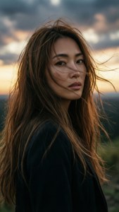 Windblown Portrait