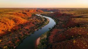 Winding Outback River