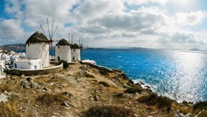 Windmills Overlooking Aegean