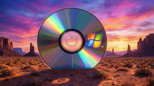 Windows 95 CD Desert