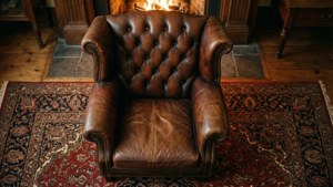 Wingback Leather Chair Top