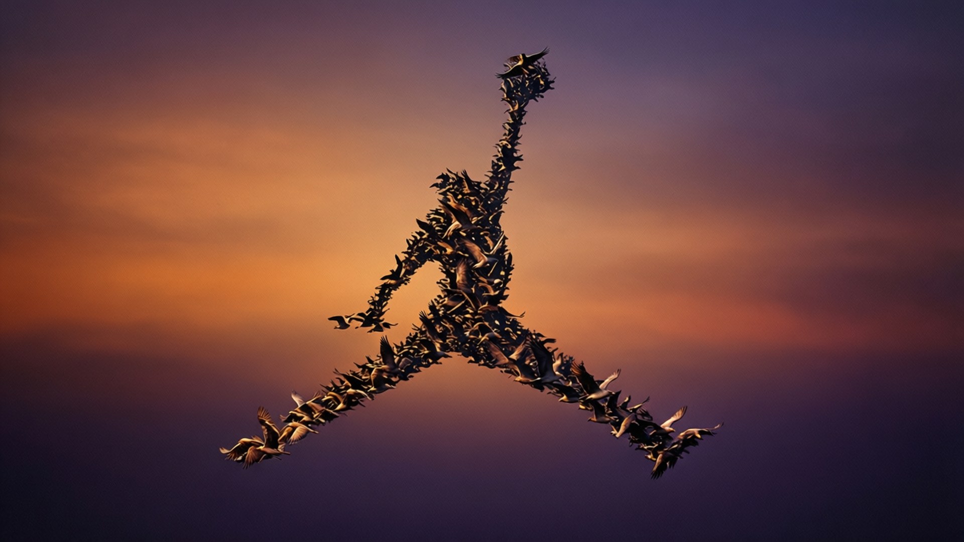 Wings of Jordan at Twilight by Wallpapers.art Studio