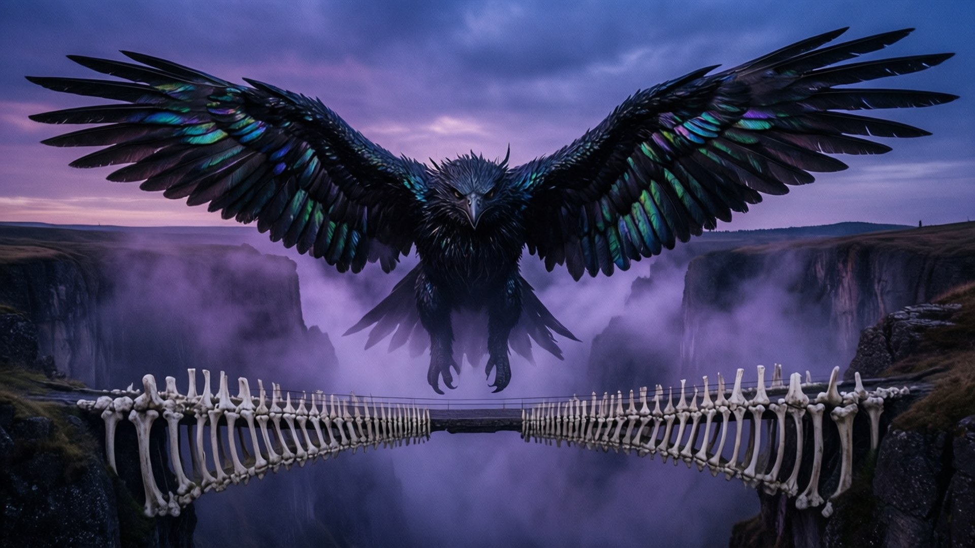 Wings Over the Abyss by Wallpapers.art Studio