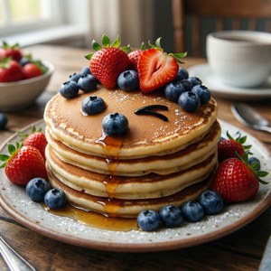 Winking Pancake Stack