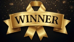 Winner Gold Ribbon