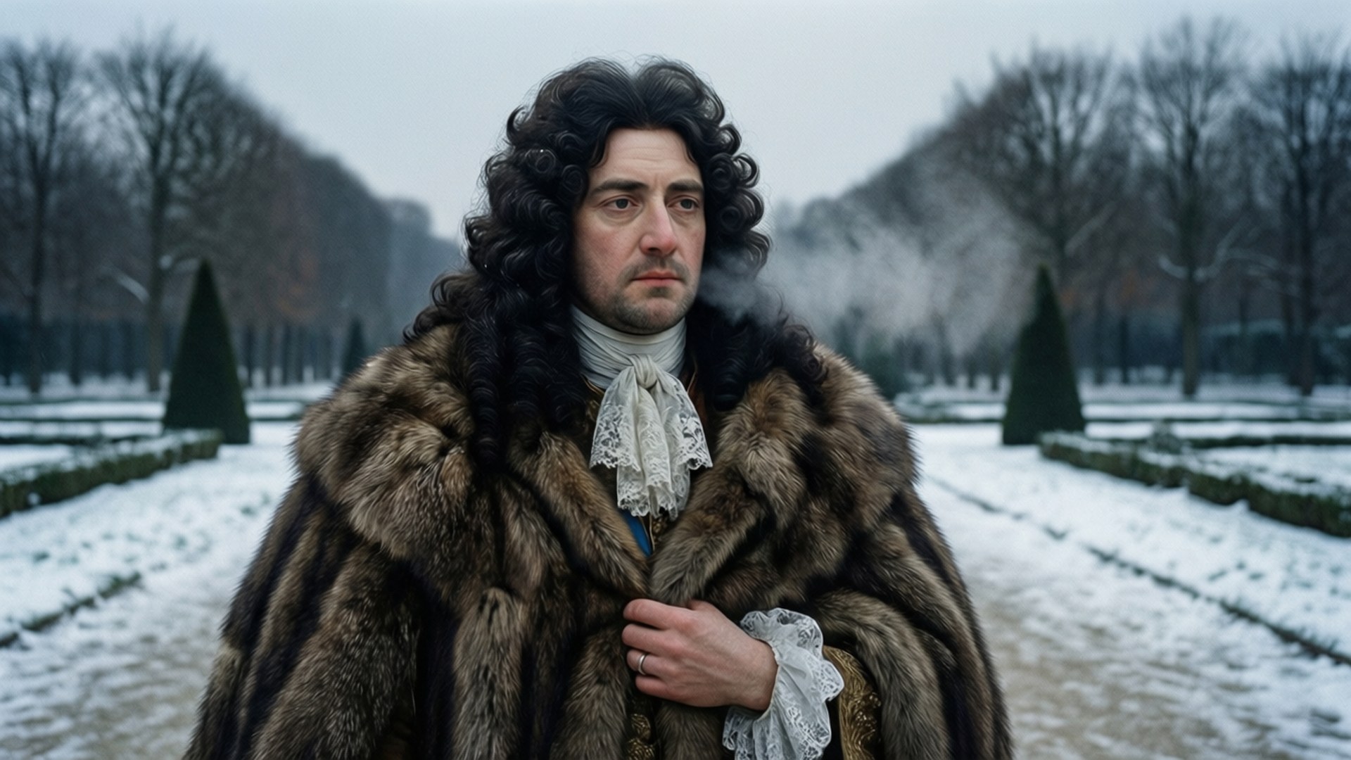 Winter at Versailles by Wallpapers.art Studio