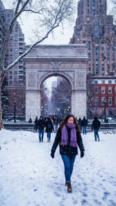 Winter at Washington Square