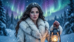 Winter Aurora Lantern