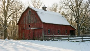 Winter Barn