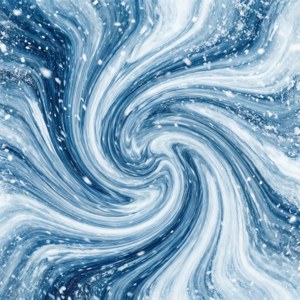 Winter Blue Abstract